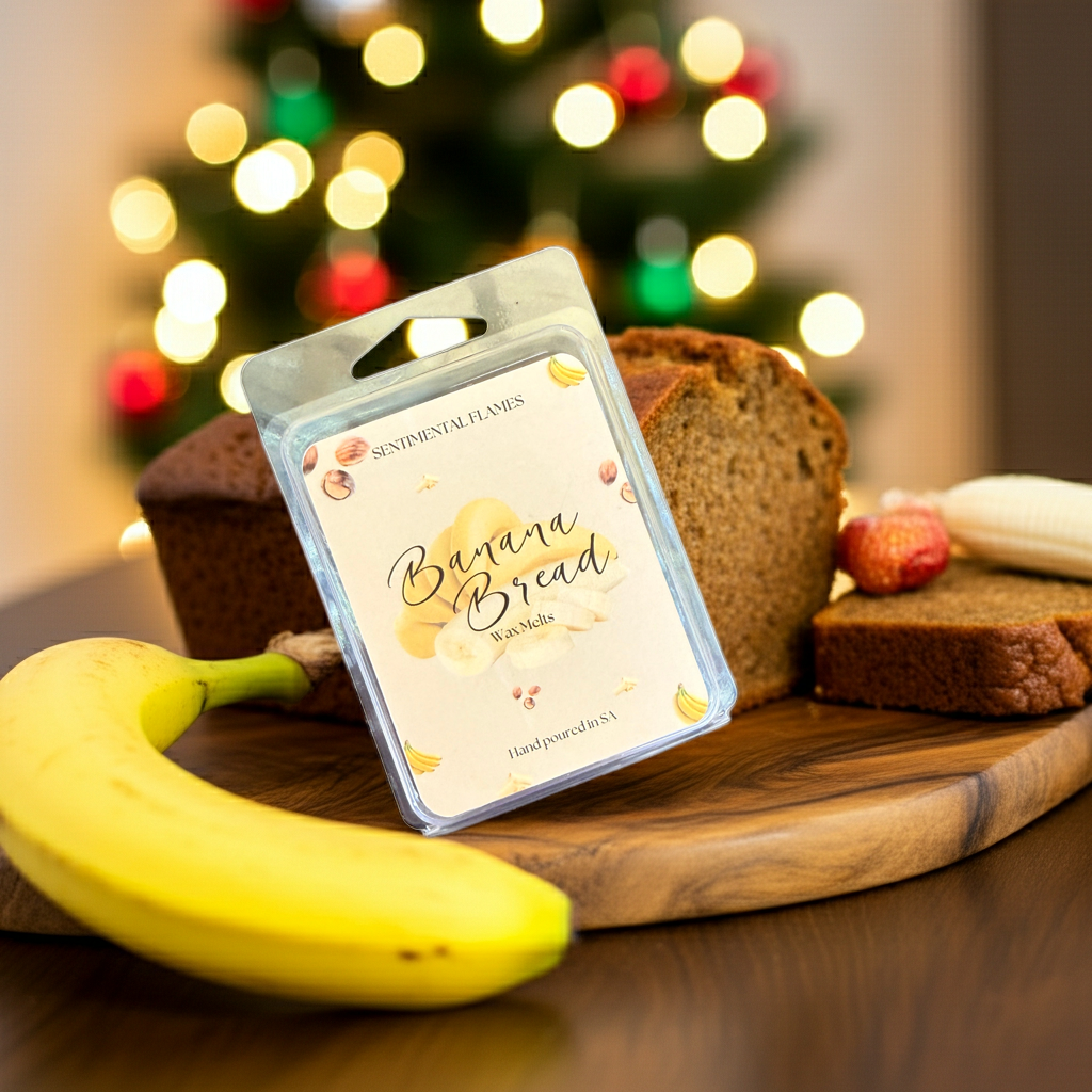Limited Edition Banana Nut Bread Wax Melts.