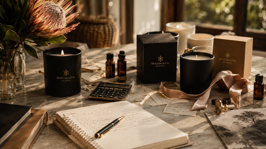 What Goes Into a Sentimental Flames Candle?