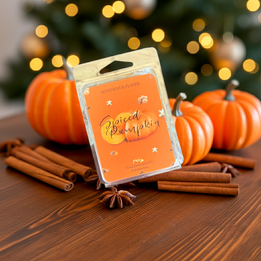 Limited Edition Christmas Spice Pumpkin Wax Melts.