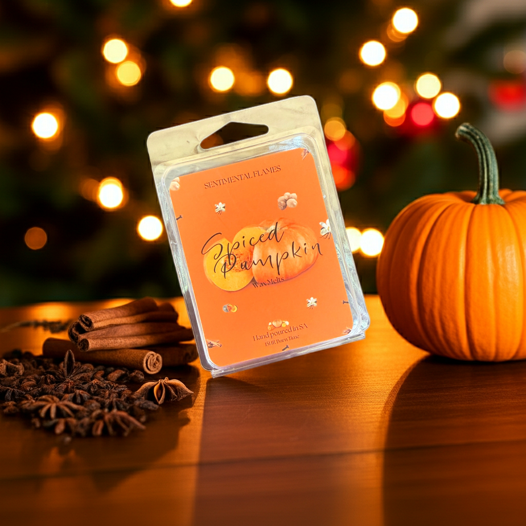 Limited Edition Christmas Spice Pumpkin Wax Melts.