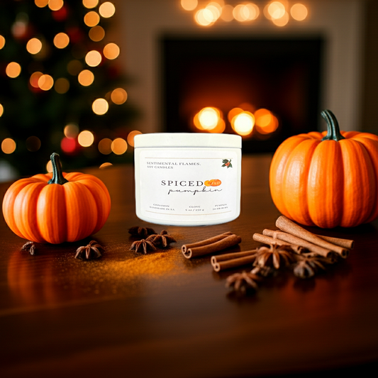 Limited Edition Christmas Spiced Pumpkin Tins.