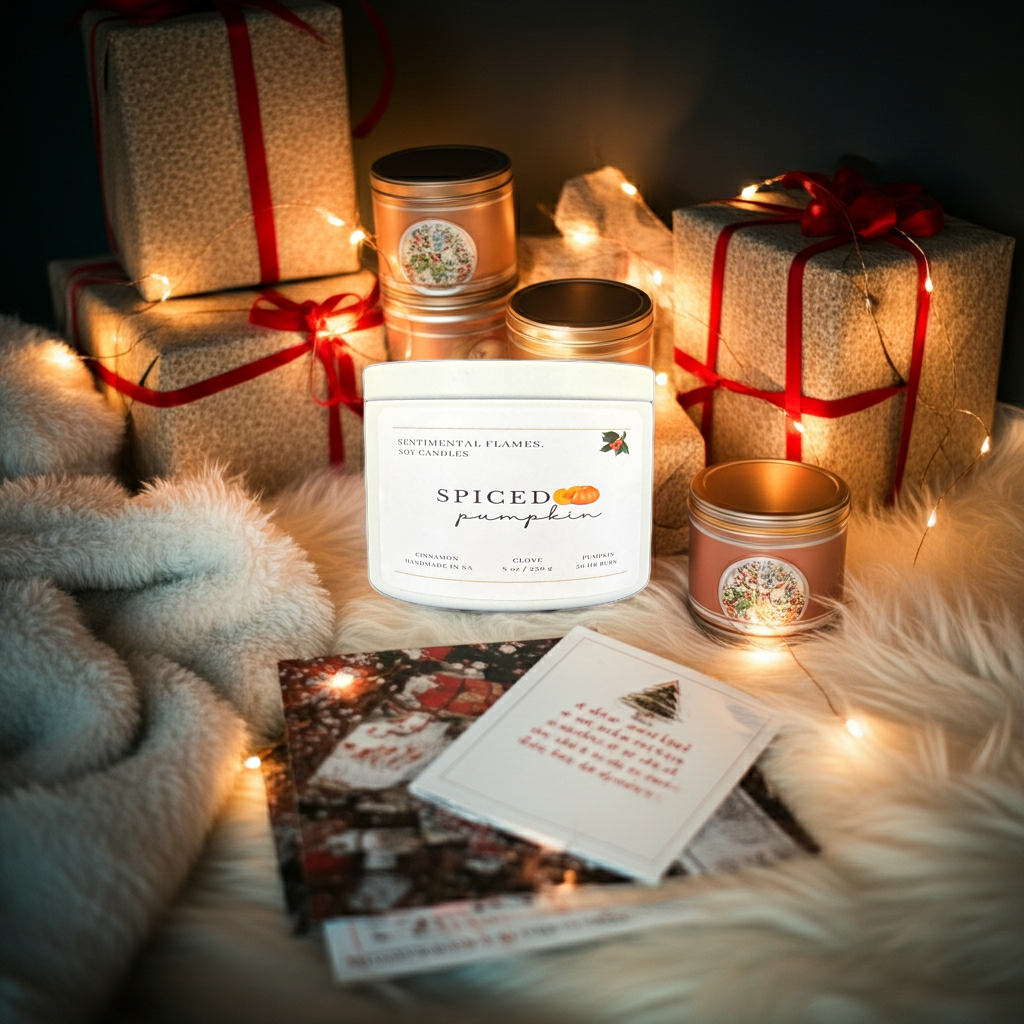 Limited Edition Christmas Spiced Pumpkin Tins.