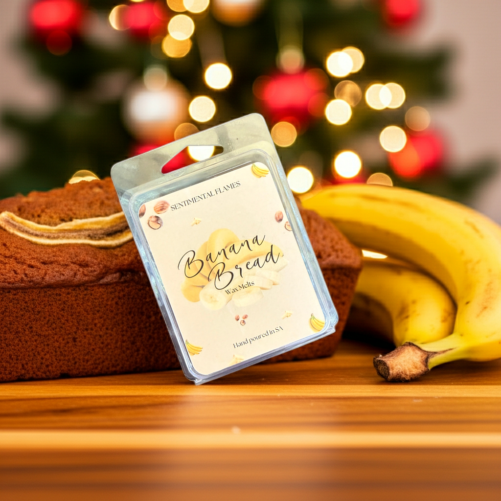Limited Edition Banana Nut Bread Wax Melts.