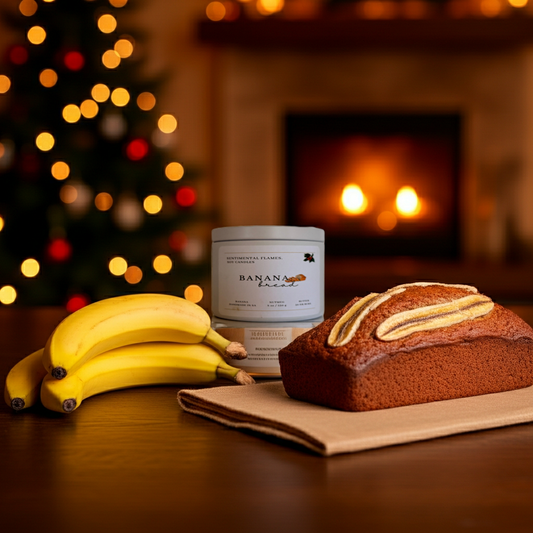 Limited Edition Christmas Banana Bread 6oz Tin.